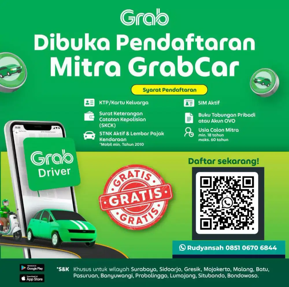 DAFTAR TAKSI ON LINE SURABAYA GRATIS