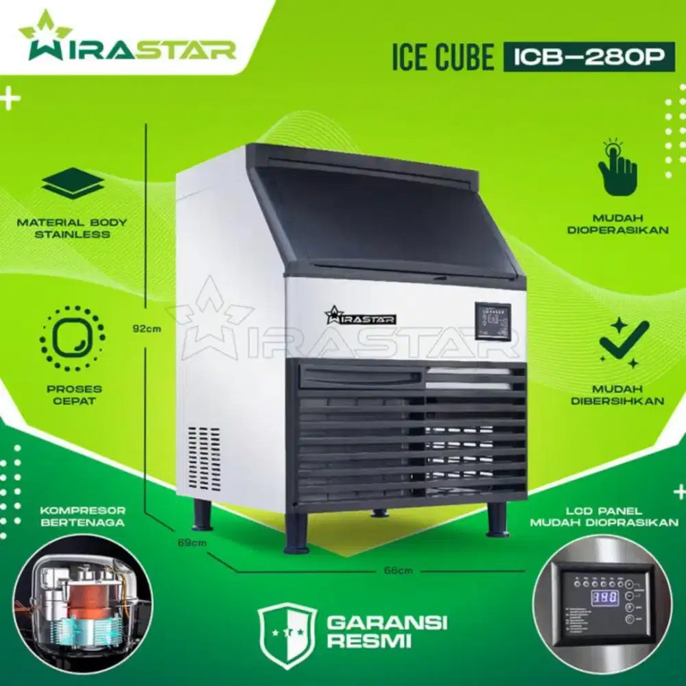 Mesin Es Batu Kristal Cube Paket Usaha Serius