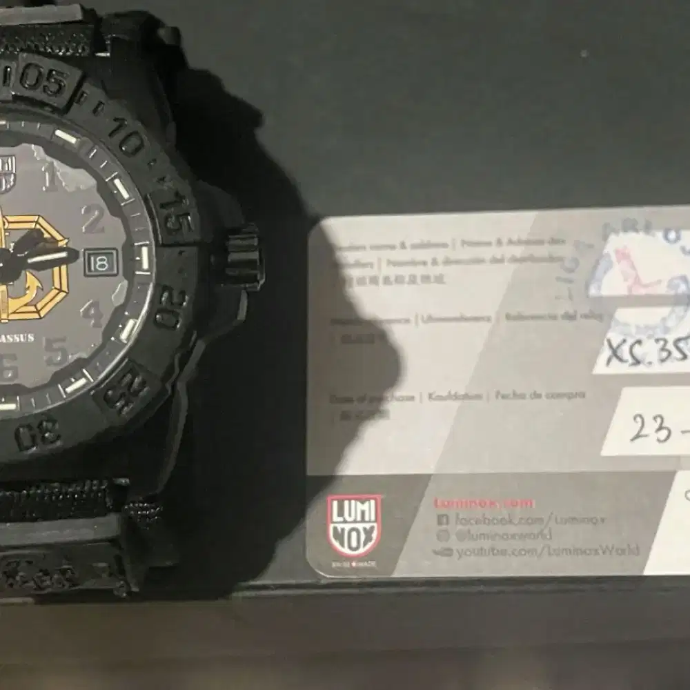 jam tangan luminox 350.BO.KO Kopassus edisi terbatas | bonusan laptop