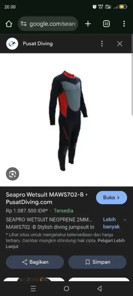 Alat Selam Snorkel, Mask, Fin dan Wetsuit