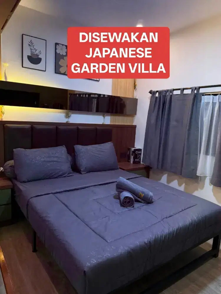 DISEWAKAN JAPANESE GARDEN VILLA