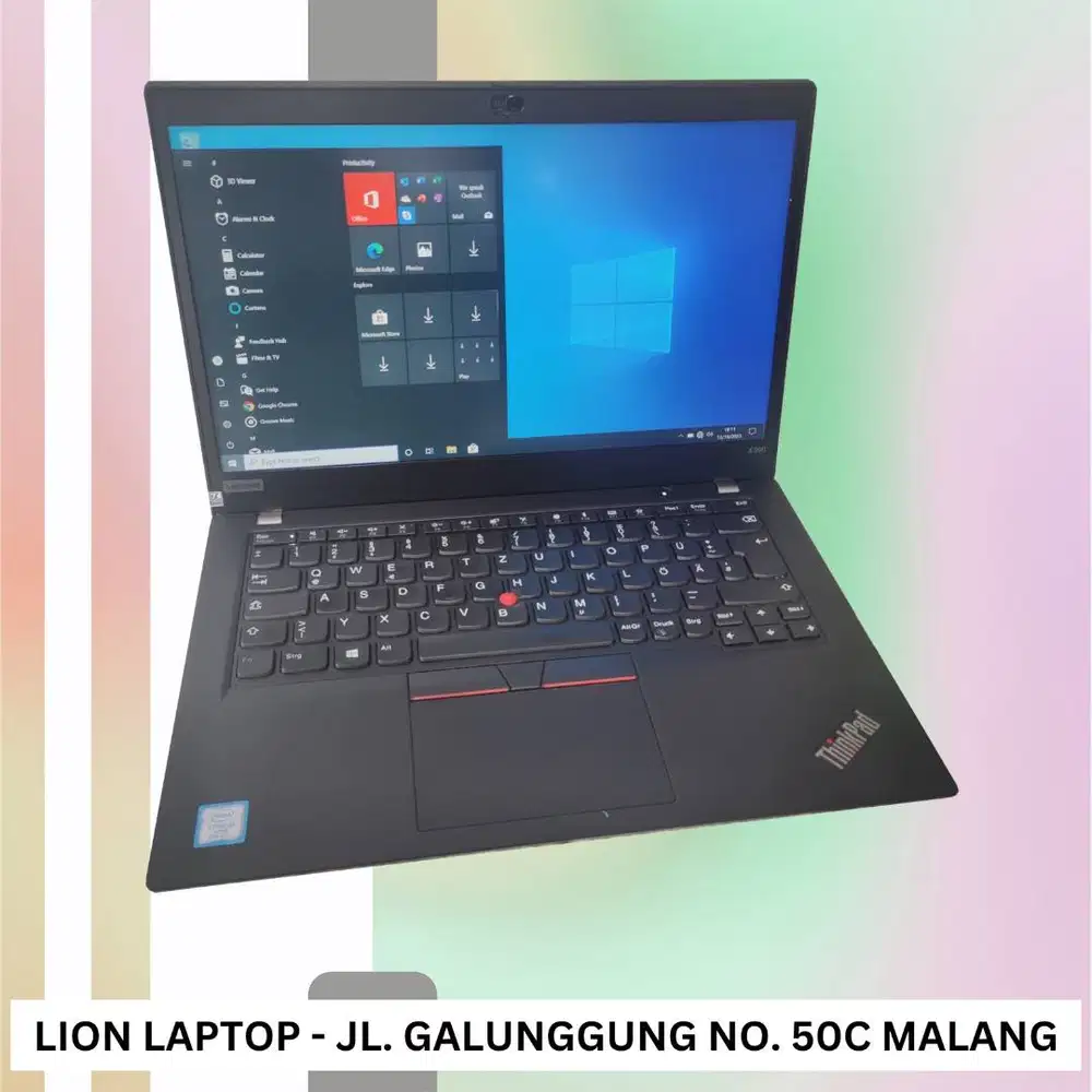 RAM 16GB SSD 256GB Core i5 Gen 8 Slim Lenovo Thinkpad X390 [24|12]