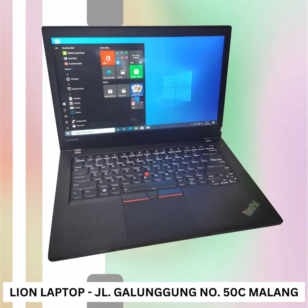 RAM 8GB SSD 256GB i5 Touchscreen Lenovo Thinkpad T470 [24|12]