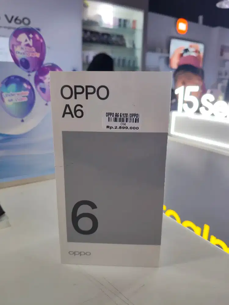 Oppo A6 6/128 garansi resmi 1tahun Atlantis dahsyat