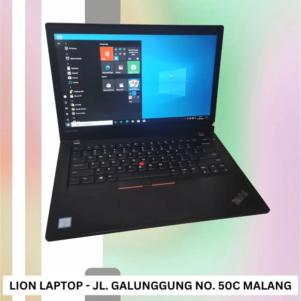 RAM 16GB Core i5 Gen7 SSD 256GB Lenovo Thinkpad T470 [24|12]