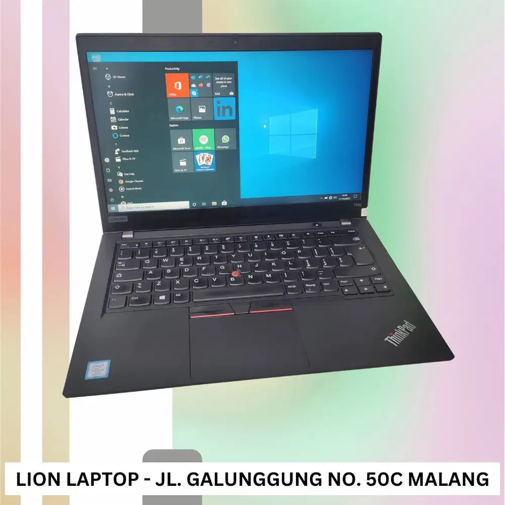 RAM 16GB i5 Gen 8 SSD 256GB Lenovo Thinkpad T490 [24|12]