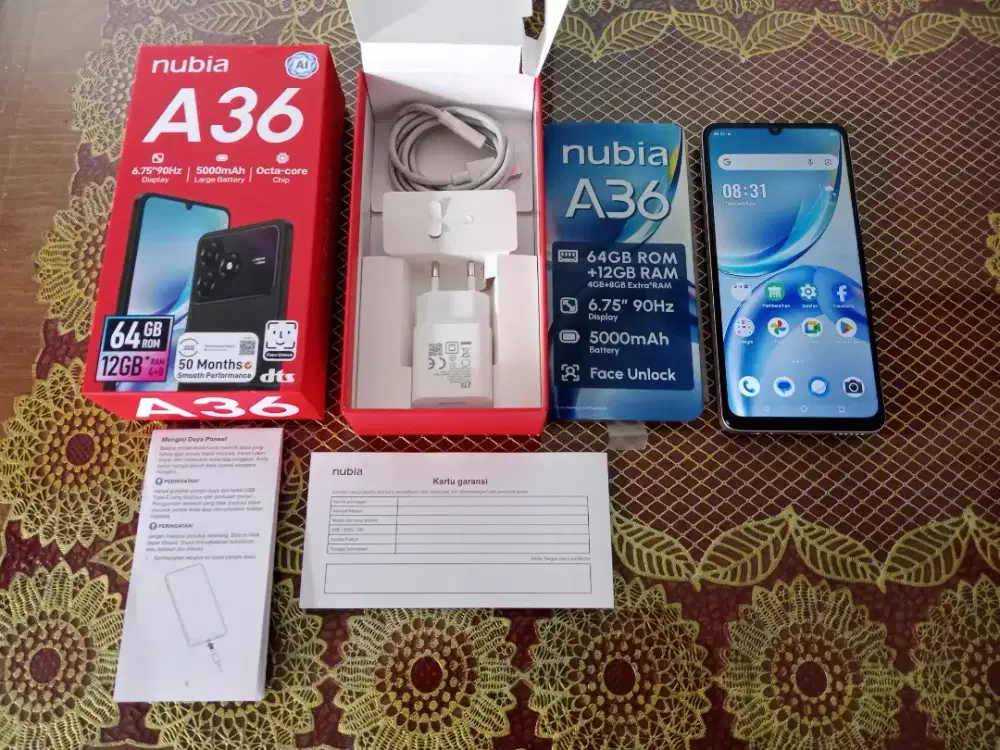 Nubia A36 4/64 Fullset NETT