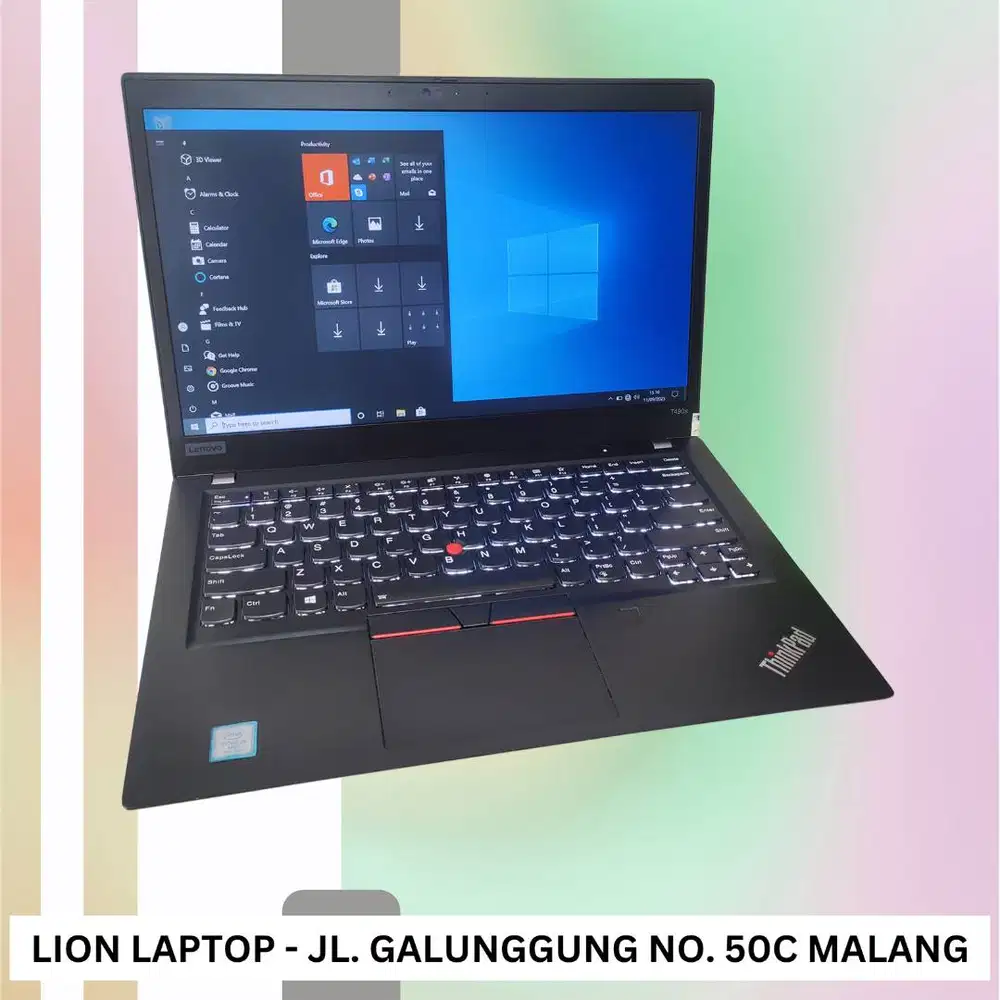 RAM 16GB SSD 512GB Core i5 Slim Lenovo Thinkpad T490s [24|12]