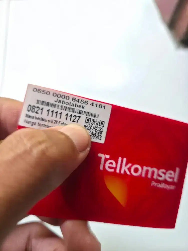 Nomor cantik simpati 1111111 telkomsel