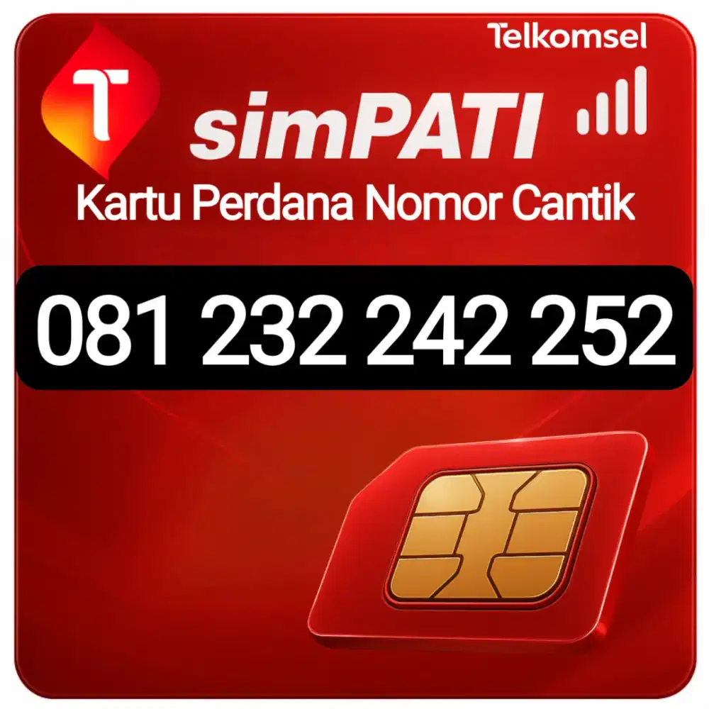 Nomor Cantik Simpati Urut