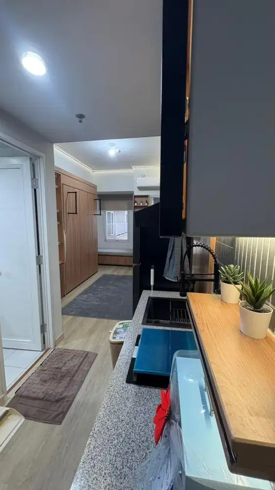 Studio Premium Apartemen Tamansari Mahogany Karawang Fully Furnished