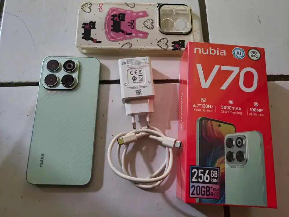 Nubia V70 Nfc 8+12/256gb 2bln pakai