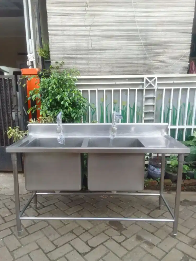 Double sink ukuran 150x60x85
