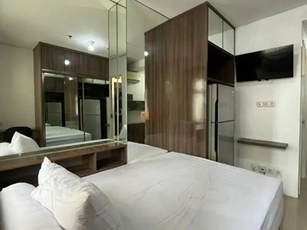 DISEWAKAN STUDIO SIAP HUNI APARTEMEN MADISON PARK FASILITAS LENGKAP SELANGKAH KE CENTRAL PARK