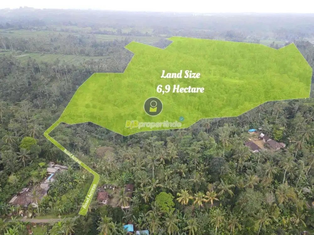 DIJUAL  LOKASI TANAH   VIEW SAWAH & SUNGAI , UBUD PAYANGAN  - BALI.