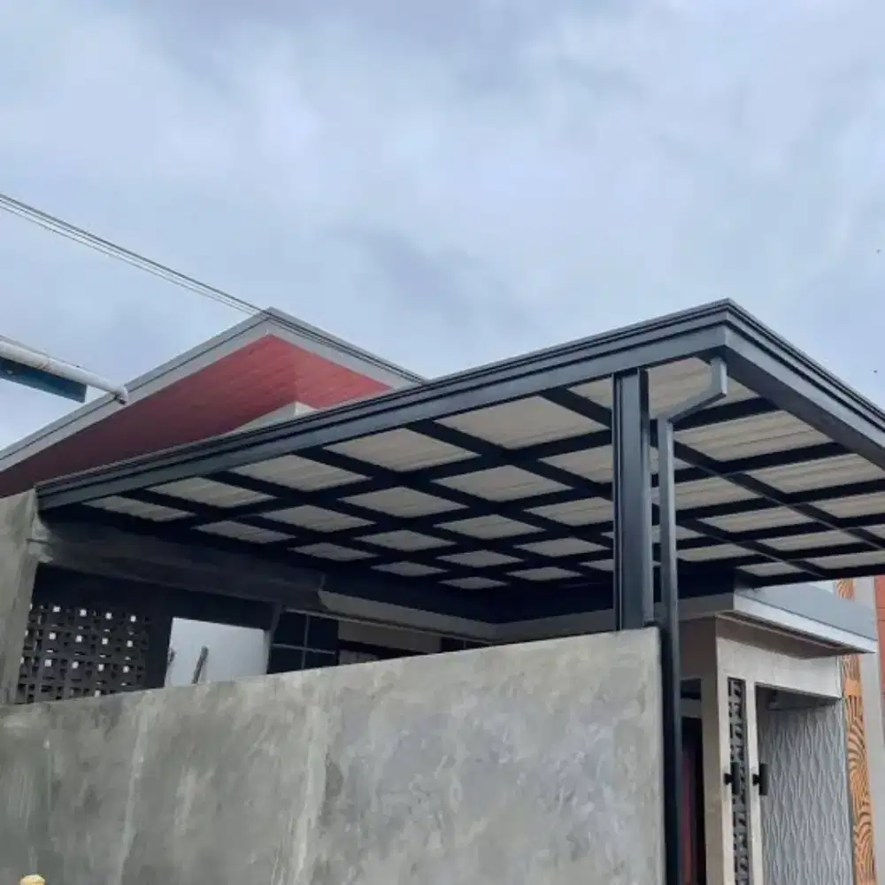 (kanopi atap upvc alderon twinwall double layer