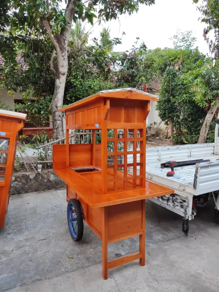 Jual Gerobak Angkringan, Bakso, Mie Ayam, Bubur, Sate, Soto, Pecel dll