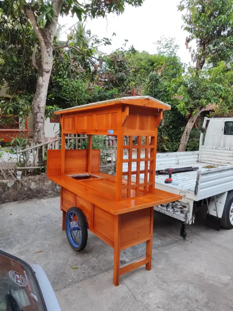 Jual Gerobak Angkringan, Bakso, Mie Ayam, Bubur, Sate, Soto, Pecel dll