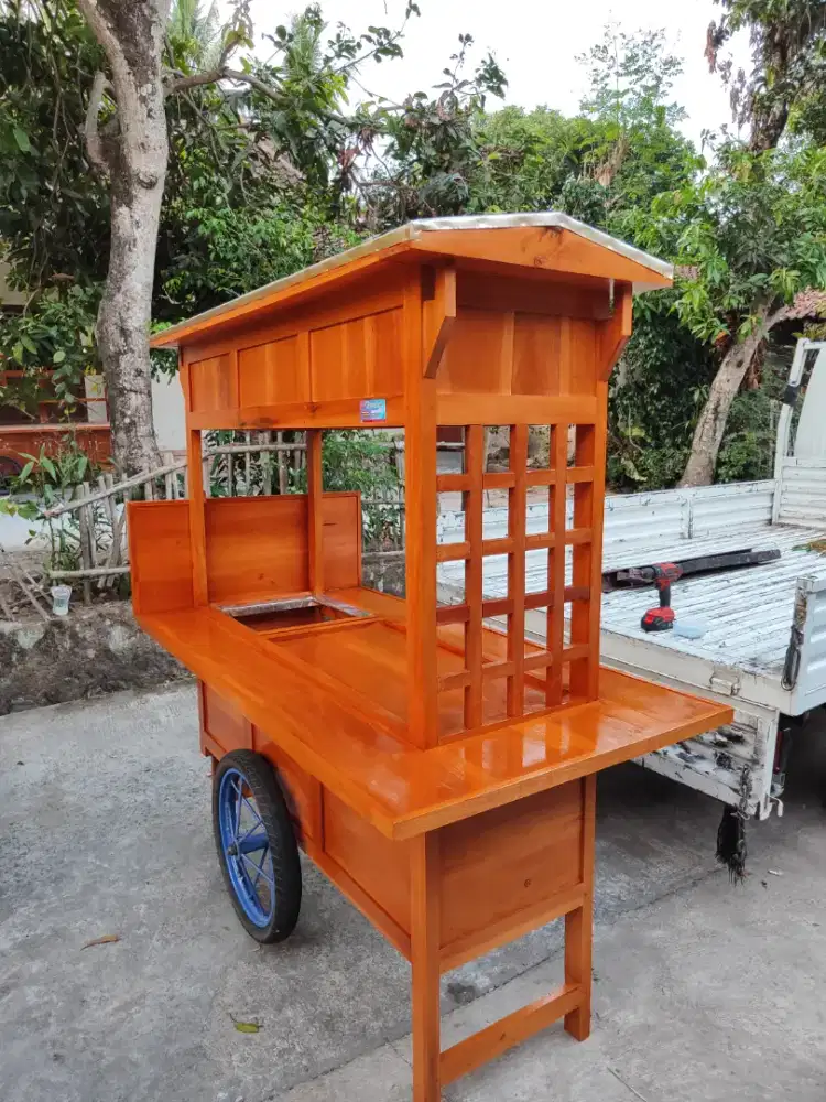 Jual Gerobak Angkringan, Bakso, Mie Ayam, Bubur, Sate, Soto, Pecel dll