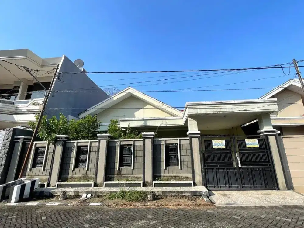 Rumah Di Satelit Indah Surabaya Murah Hitung Tanah Nyaman Dan Terawat
