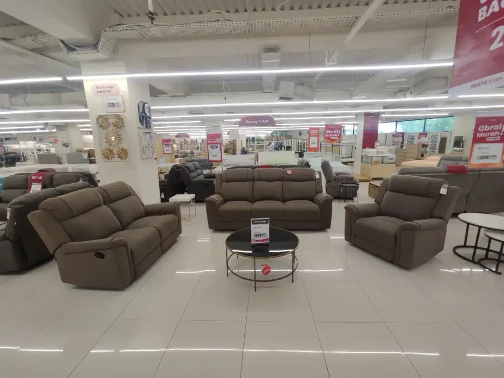 Promo sofa set recliner