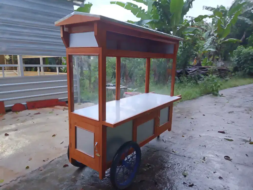 Jual Gerobak Angkringan, Bakso, Mie Ayam, Bubur, Sate, Soto, Pecel dll