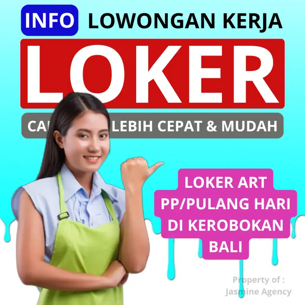Loker Art Wanita PP Pulang hari di Kerobokan Bali