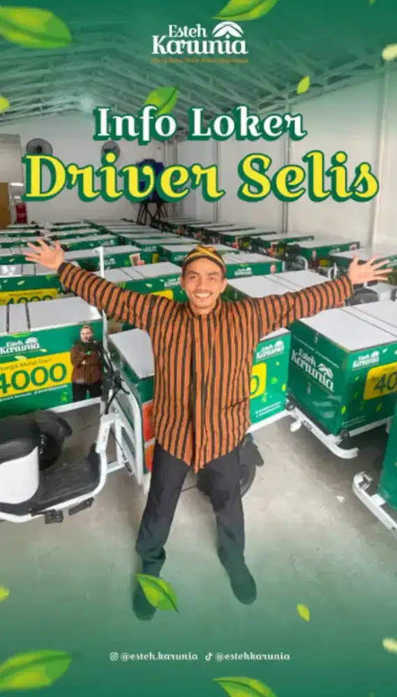 LOWONGAN JUALAN MINUMAN KELILING