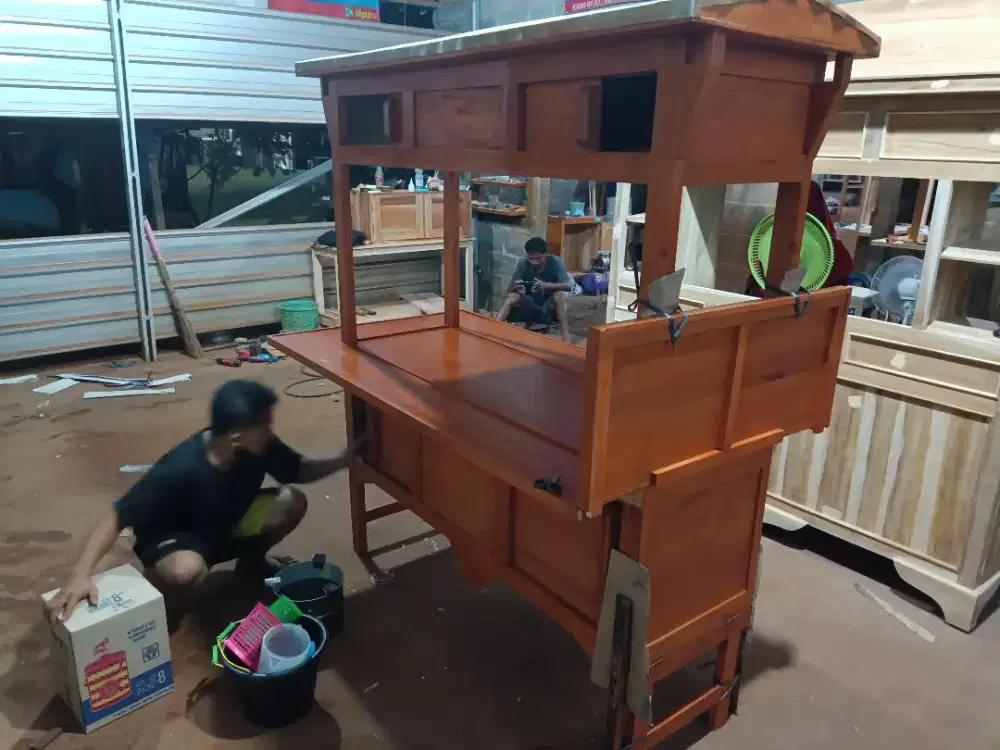 Jual Gerobak Angkringan, Bakso, Mie Ayam, Bubur, Sate, Soto, Pecel dll