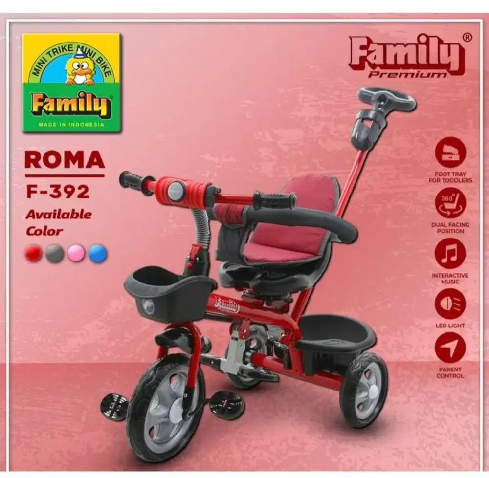 Sepeda family roda 3