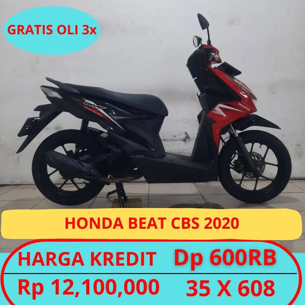 HONDA BEAT CBS 2020 DP HANYA 600 RIBU GUYSS