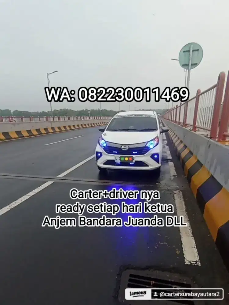 Carter mobil dan supir nya bosqu