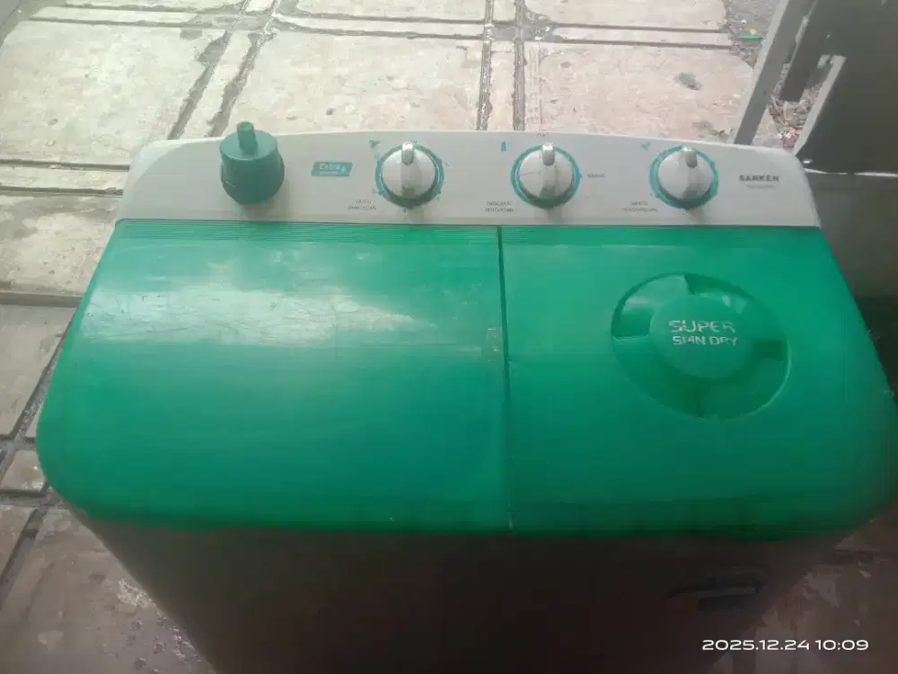 Mesin cuci sanken 2 tabung