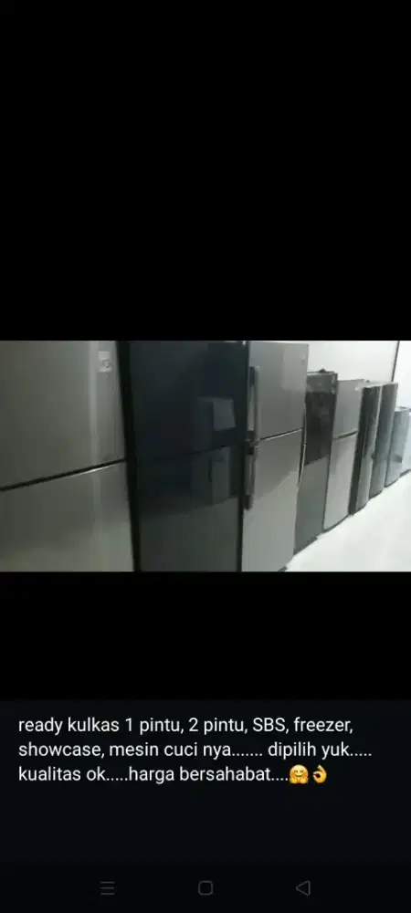 kulkas 2 pintu & Side by Side