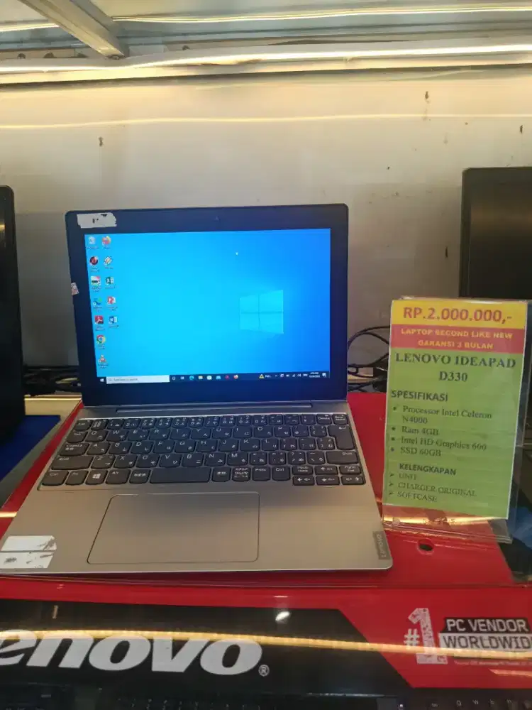 Jual Laptop second Lenovo D330 1016M