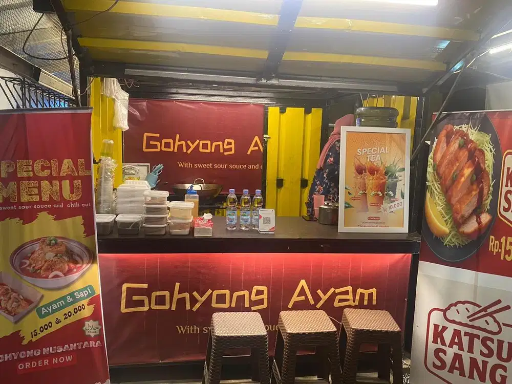 kontener usaha / jualan