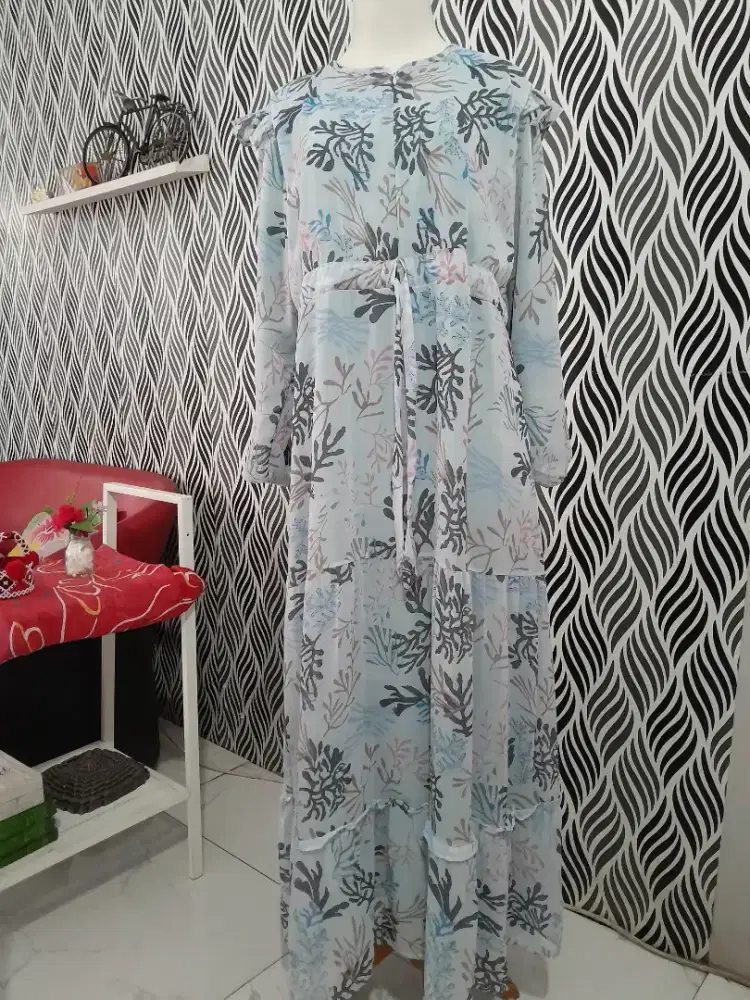 Dijual Gamis sifon Bunga