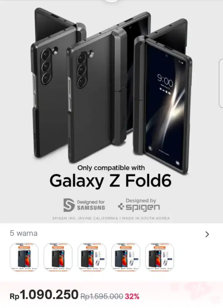 Spigen Tough Armor Pro Case for Samsung Z Fold6 Like New Fold 6