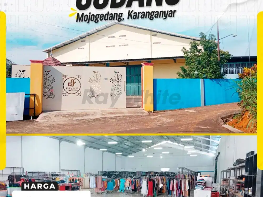 Gudang Luas Siap Operasi Zona Industri di Mojogedang Karanganyar