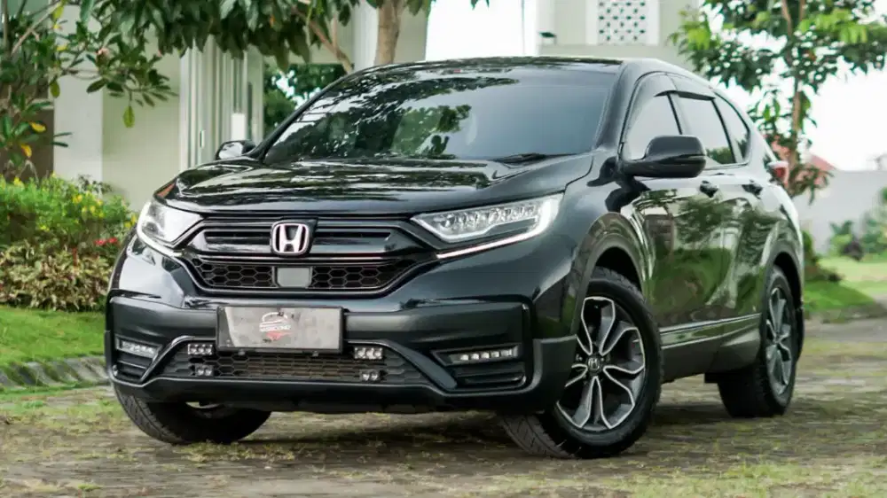 Honda CRV Prestige Turbo Sensing 1.5 Matic 2021 Hitam Super Terawat