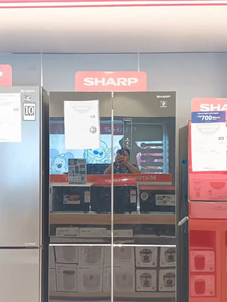 PROMO KULKAS 4 PINTU SHARP