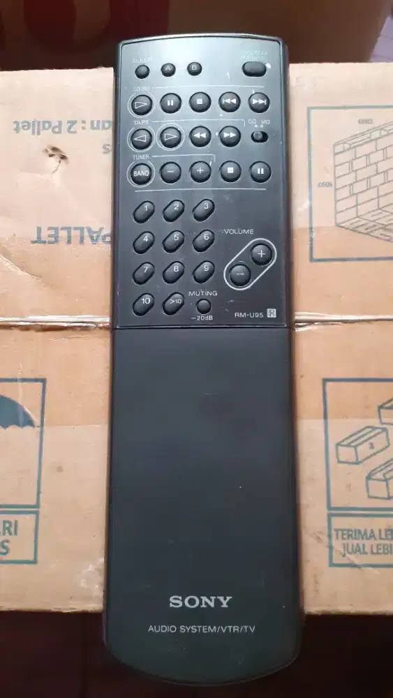 REMOT SONY AUDIO SYSTEM/VTR/TV RM-U95