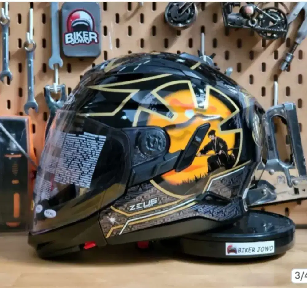 HELM full face Zeus 613C AJ20 Helm Modular/ fullface BARU