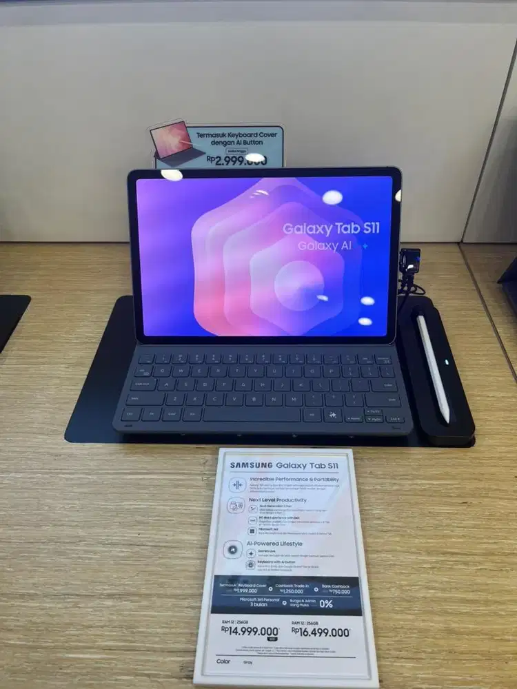 Samsung Galaxy Tab S11 wifionly Free buds3 pro + Adapter 45W