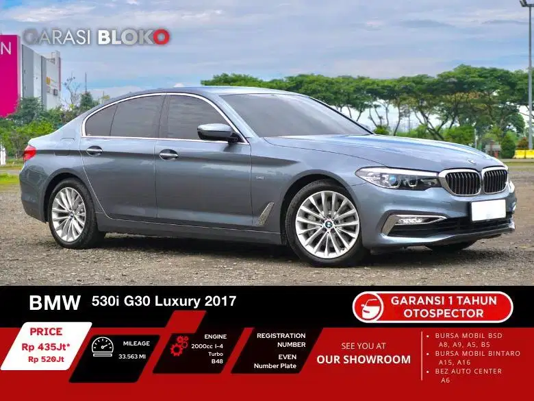BMW 530i G30 Luxury B48 2017