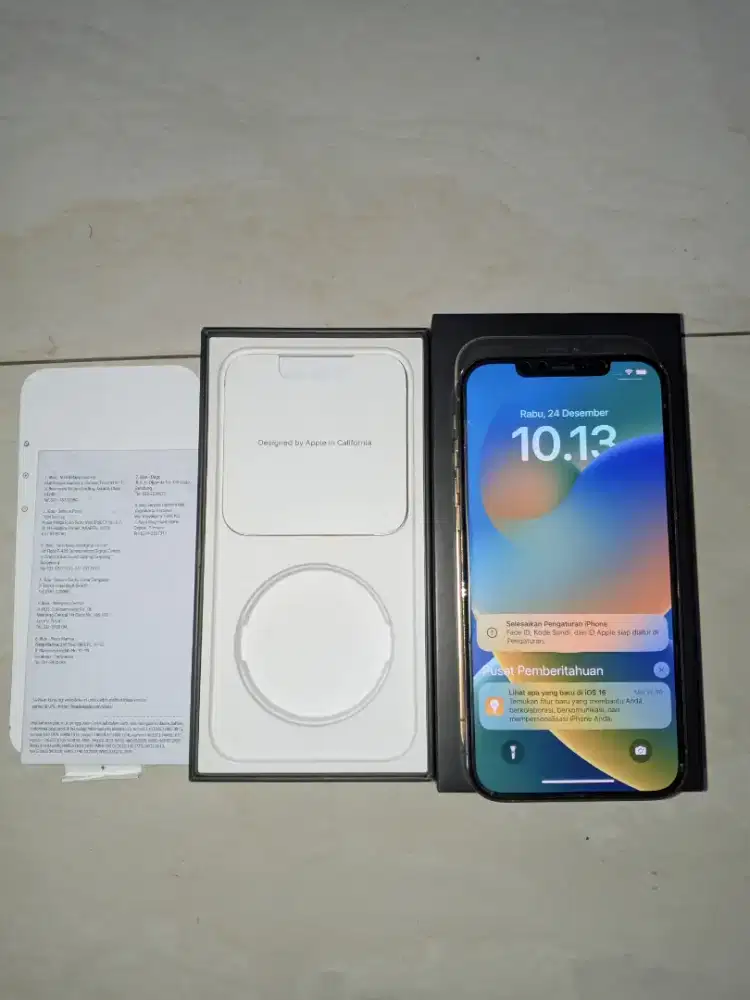 iPhone 12 pro max 256 ex resmi fullset no tt