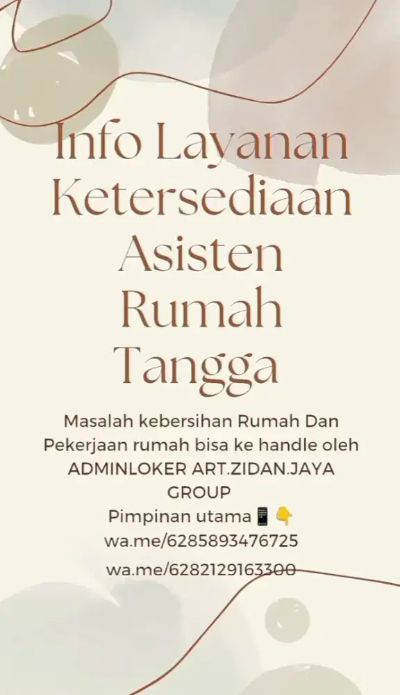 Tersedia ART Pengalaman