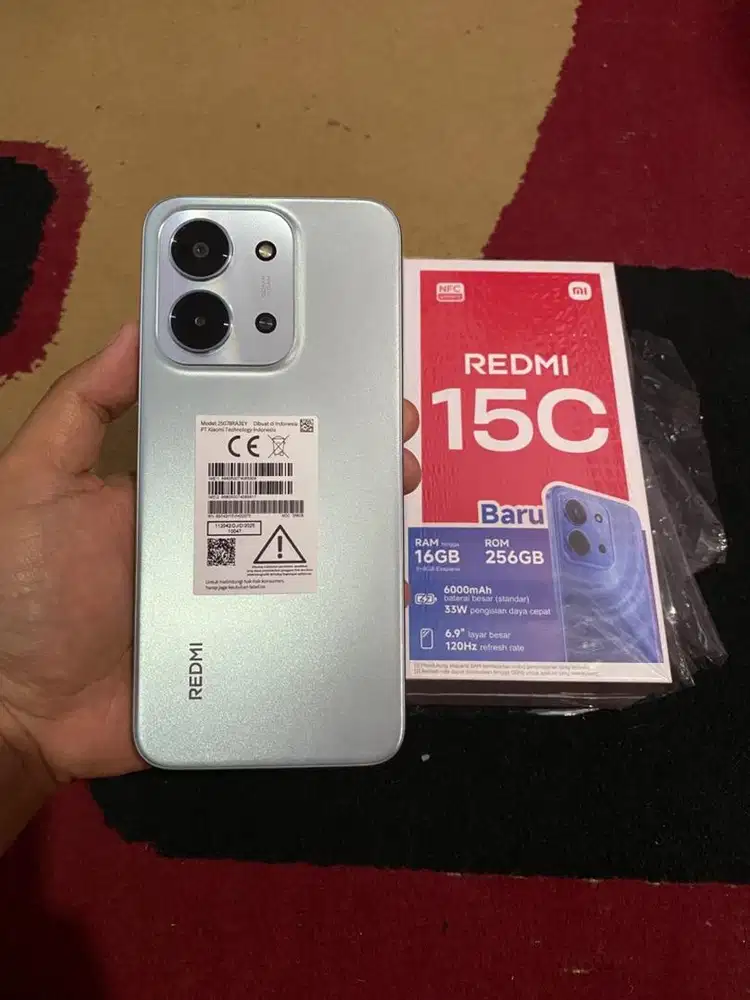 BISMILLAH REDMI 15C RAM 8/256 FULSET MULUS