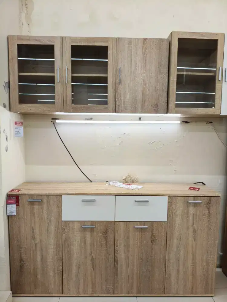 Kitchen Set Minimalis Modern Motif Kayu