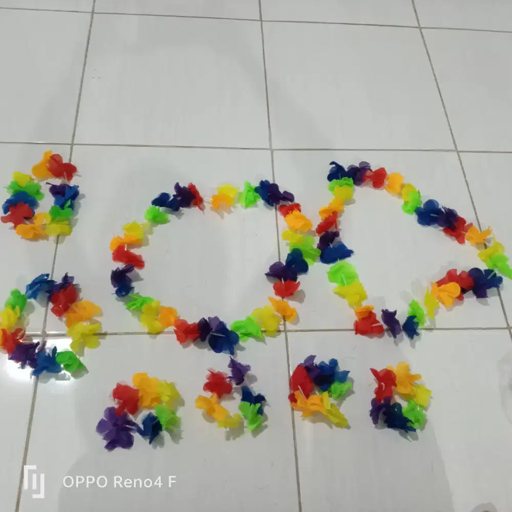 Rok Dan kalung gelang bunga